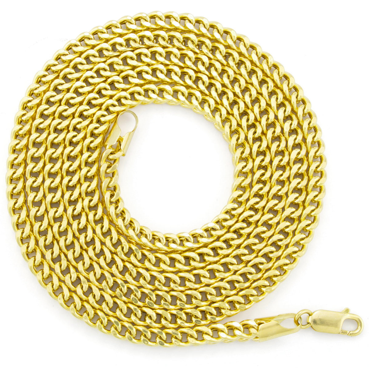 14k Yellow Gold 4.5mm Franco Chain Necklace 18" - 26" A97771
