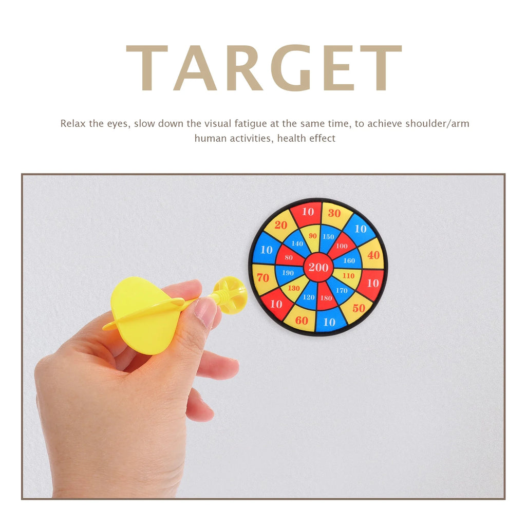13Pcs Kids Sticky Balls Darts Board Toys J270
