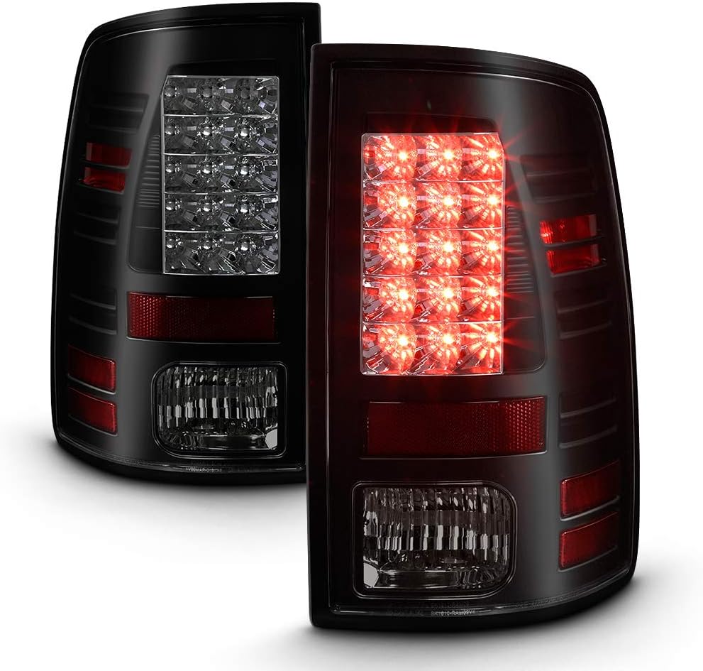 Black Smoked LED Tail Lights for Dodge Ram 1500 2500 3500 H990