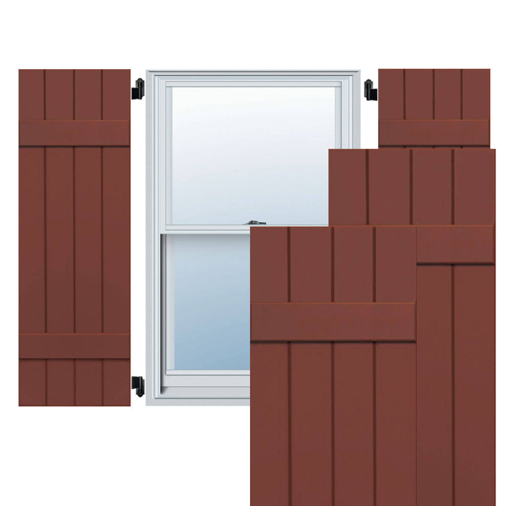 15x22W x 46x22H Exterior Composite Board-n-Batten Shutters (Per Pair) V547