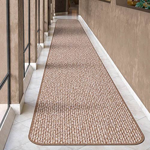 Skid-Resistant Carpet Runner - Praline Brown - 18 ft. x 36 in. Z8541