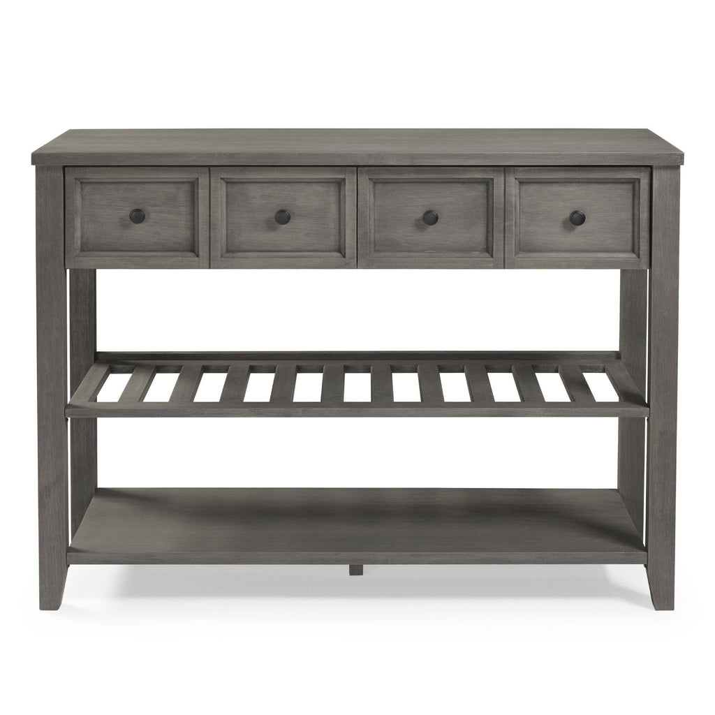 Solid Wood 2-Drawer Buffet W429