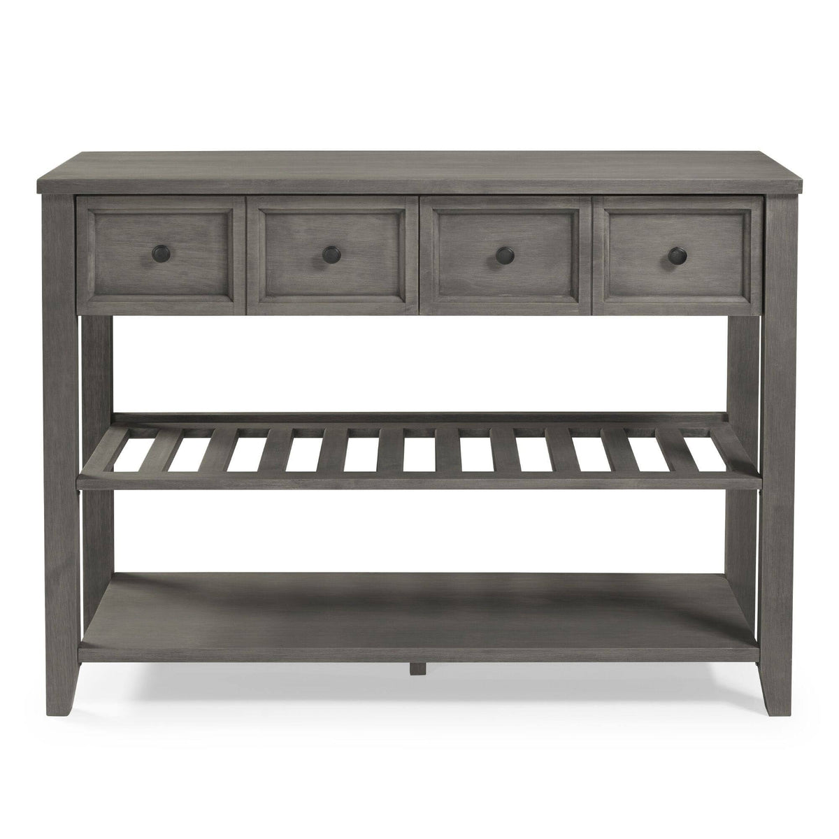 Solid Wood 2-Drawer Buffet W429