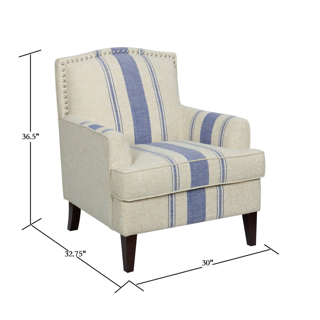 Creamy White Accent Armchair J477310