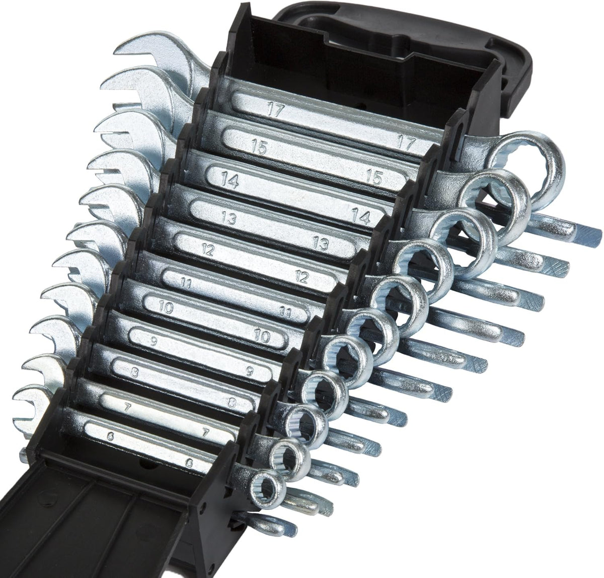 22 Piece SAE & Metric Wrench Set with Carry Case F827