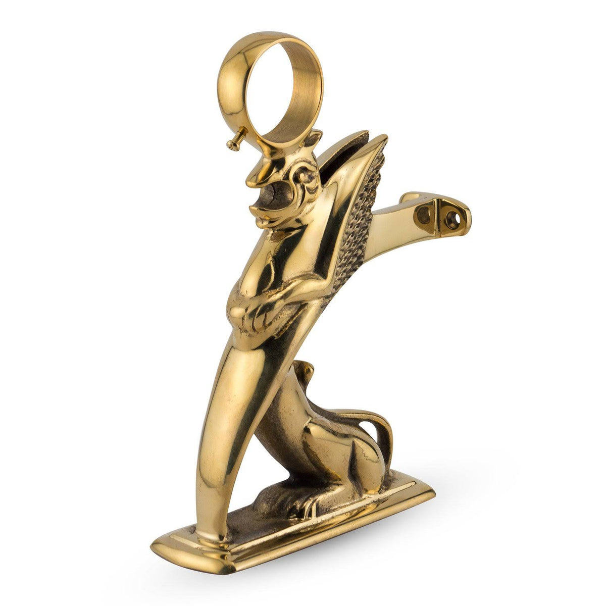 Polished Brass Bar Rail Bracket E921865
