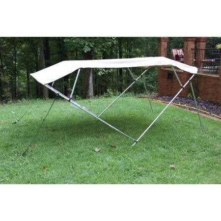 Beige/Tan 4 Bow Bimini Top C9799