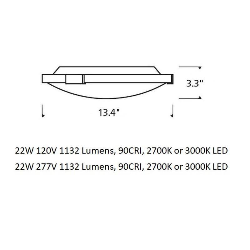 Satin Nickel LED Flush Mount U70476