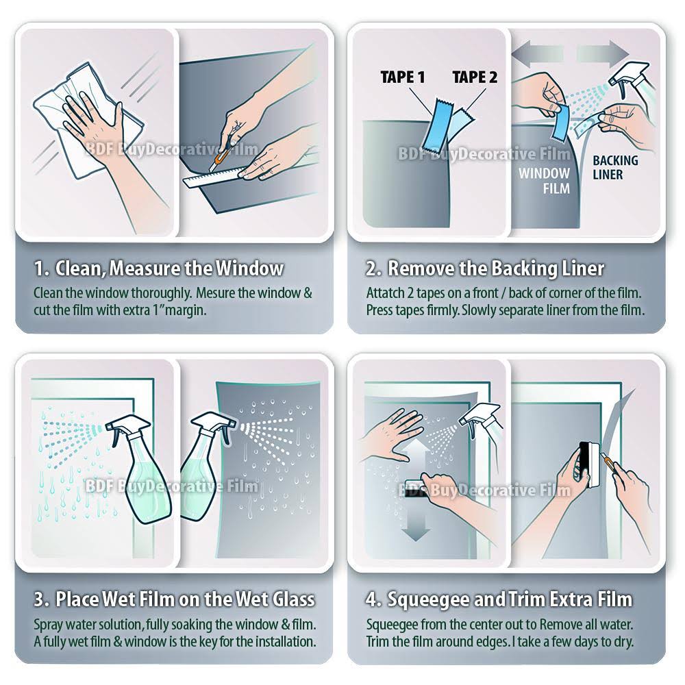 Window Film Security and Safety Clear 4 Mil (30in x 25ft) T914708