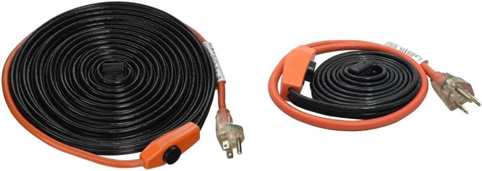 Automatic Electric Heat Kit Heating Cables, 30', Black L160