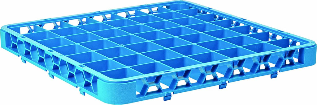 49-Compartment Divided Glass Rack Extender, Blue, Case of 6 S988937