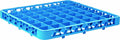 49-Compartment Divided Glass Rack Extender, Blue, Case of 6 S988937