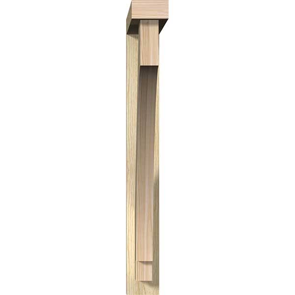 Rough Sawn Bracket with Offset Brace, Douglas Fir C76822