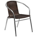 Aluminum and Rattan Stack Chair Z77931