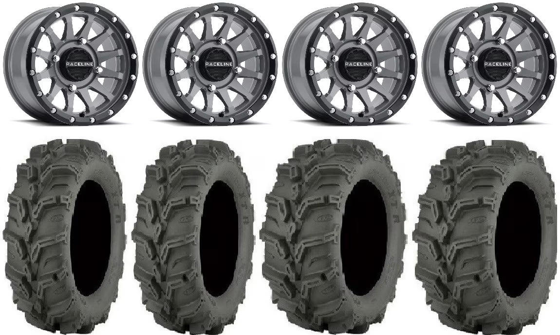 14" Grey Wheels 27" Mud Lite XTR Tires D57461