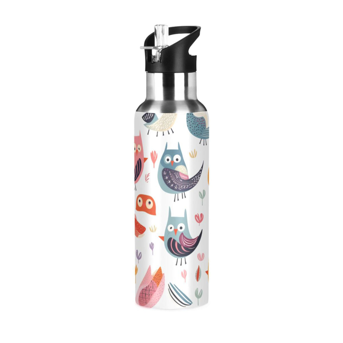 Insulated Stainless Steel Water Bottle with Straw Lid 20 oz Z274803