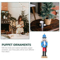 Walnut Nutcracker Doll Home Desktop Decor Q81556