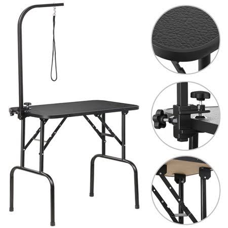32 inch Foldable Black Pet Grooming Table T119500