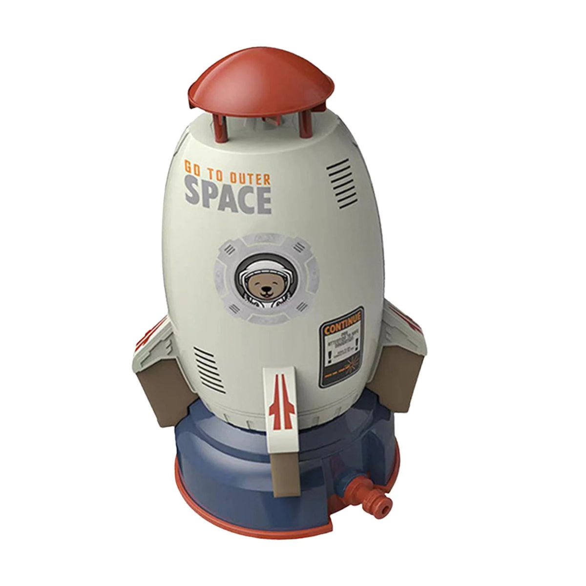 Rocket Sprinkler Toy 360 Degree Rotating Water Toys O8579