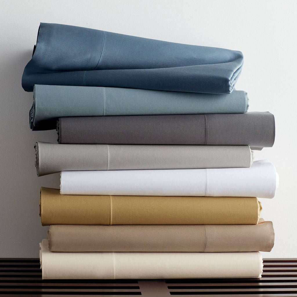 Cream Ivory Supima Cotton Sateen Fitted Sheet California King Q582288