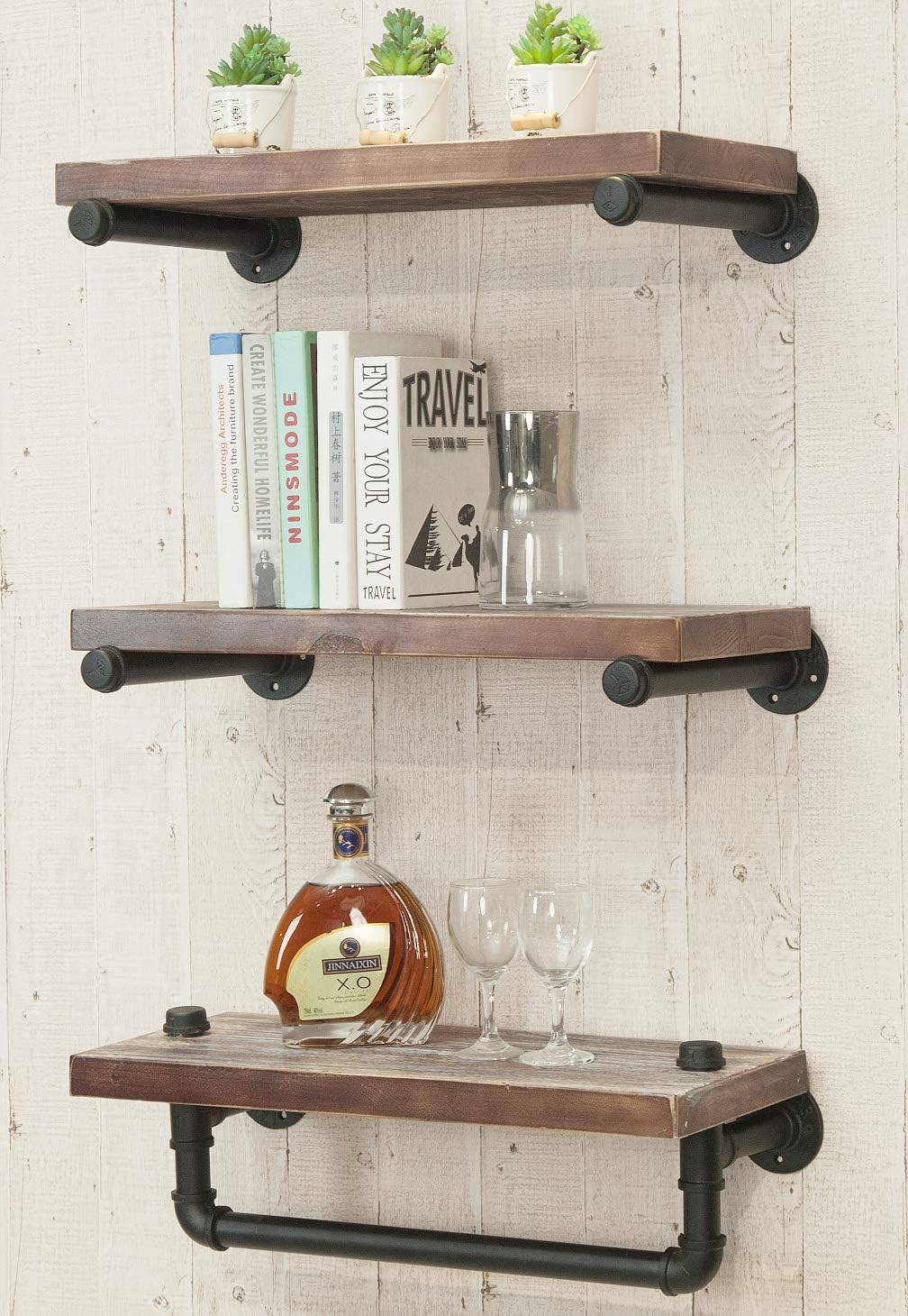 3-Tier Wall Mounted Floating Shelves M70939