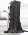 Moroccan Wedding Throw, Charcoal, 45 x 59 S76832
