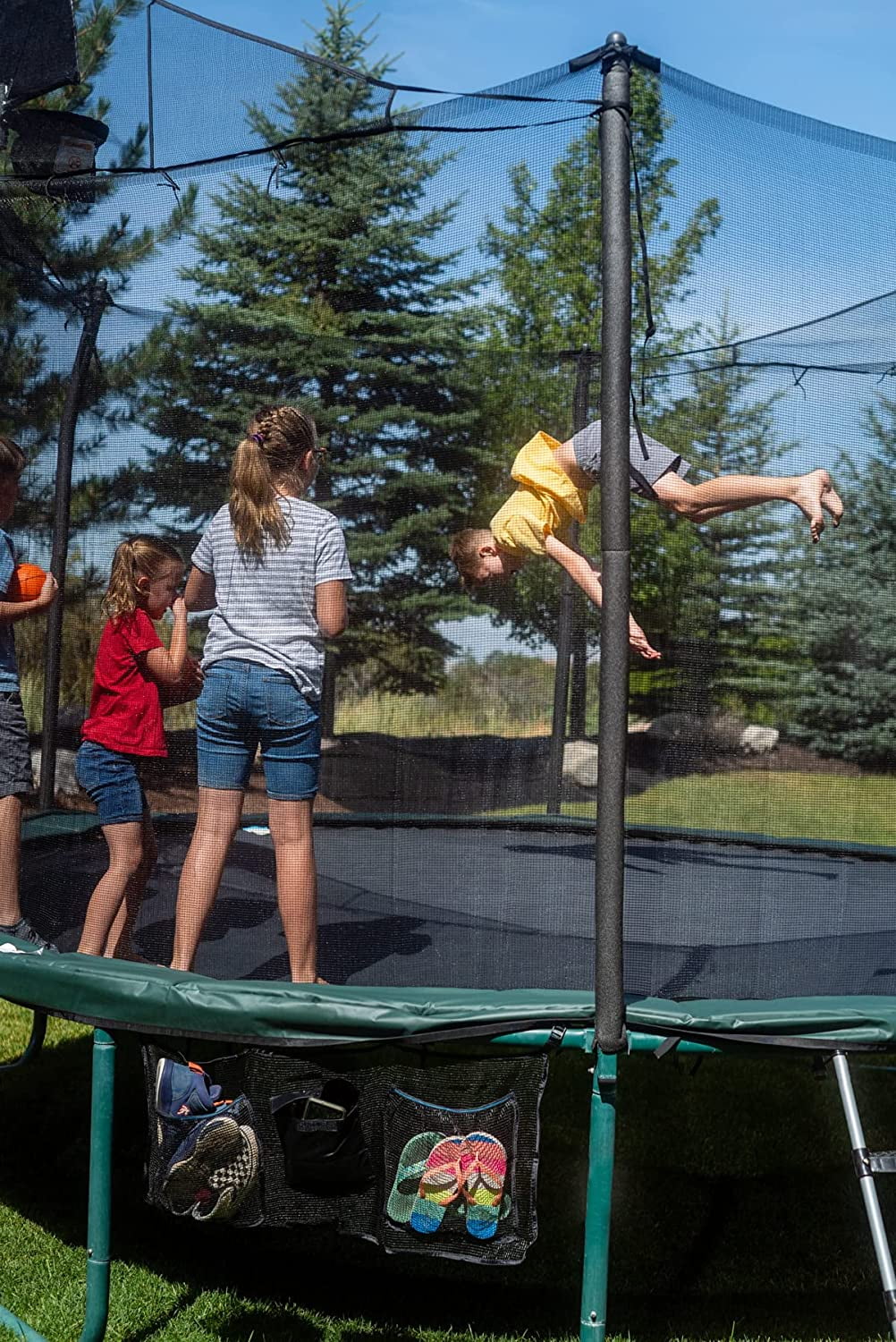 15' Round Trampoline Jumping Mat with 96 Rings F653