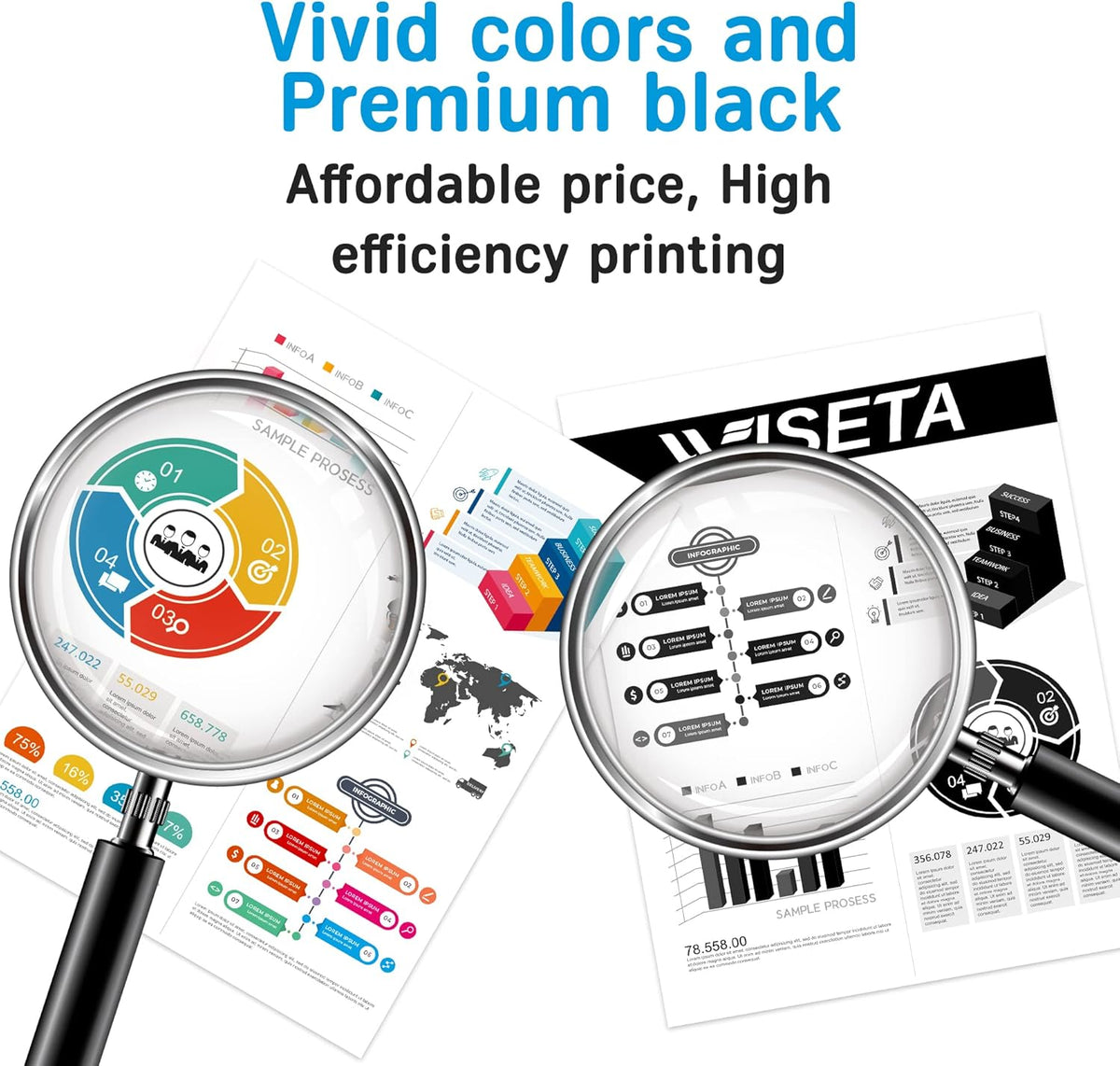 Black Cyan Magenta Yellow Toner Cartridge Set C109299