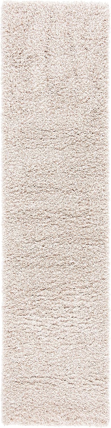 Beige Plush 2-inch Thick Runner C40498