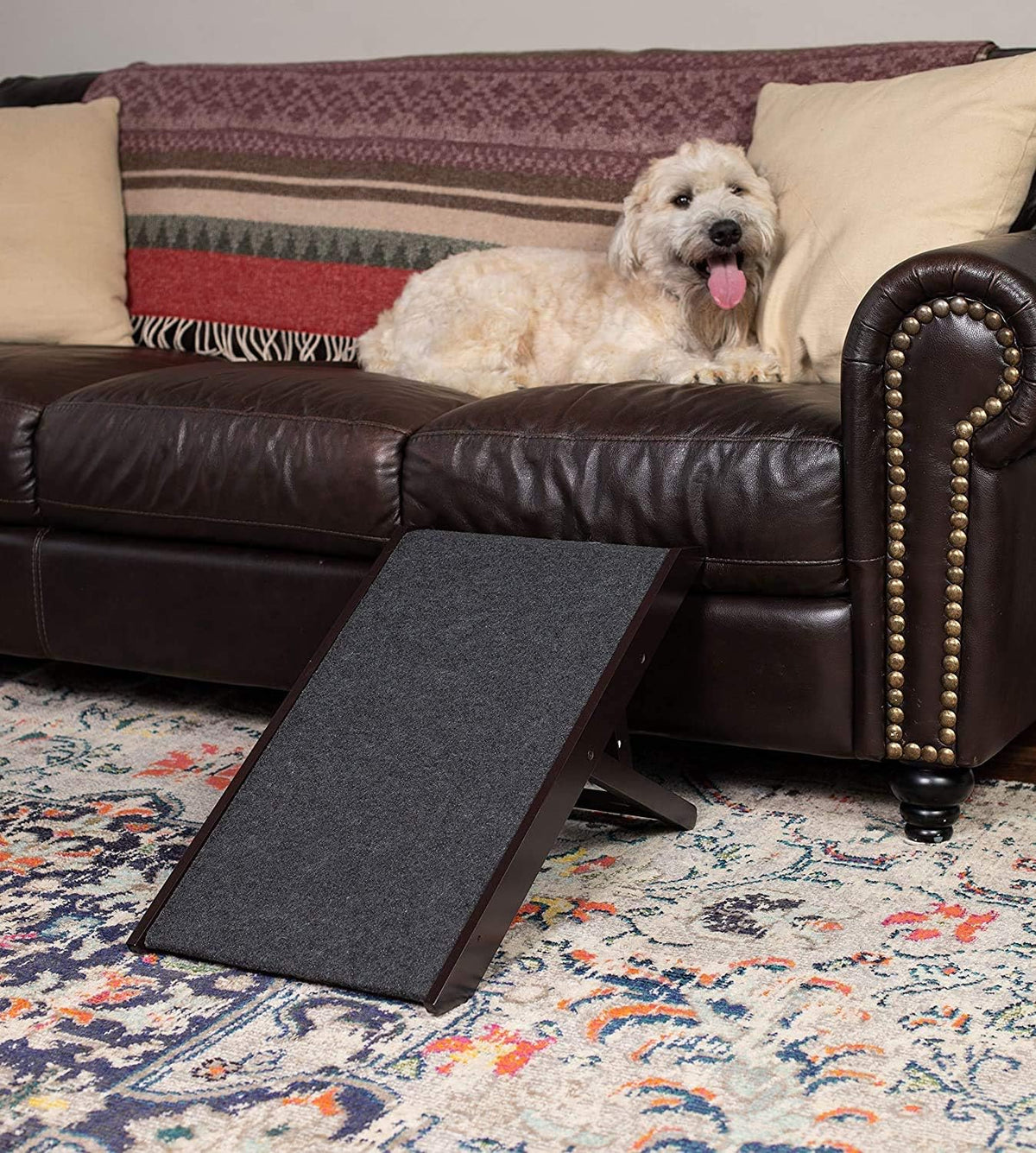 Espresso Wooden Folding Dog Ramp Pack of 2 C158