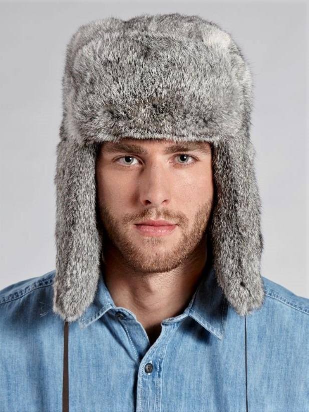 Grey Trapper Hat M62338