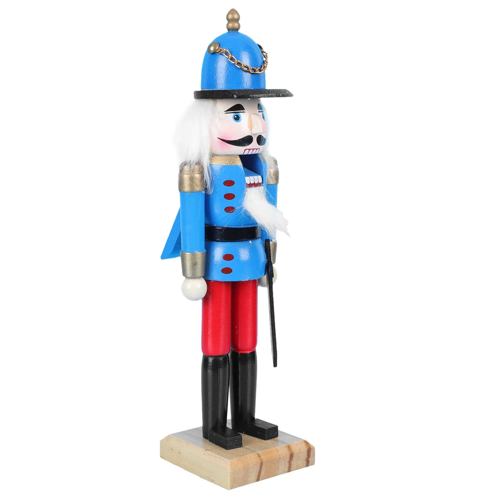 Walnut Nutcracker Doll Home Desktop Decor Q81556