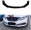 Gloss Black 3pcs/Set ABS Front Bumper Lip Splitter U60067