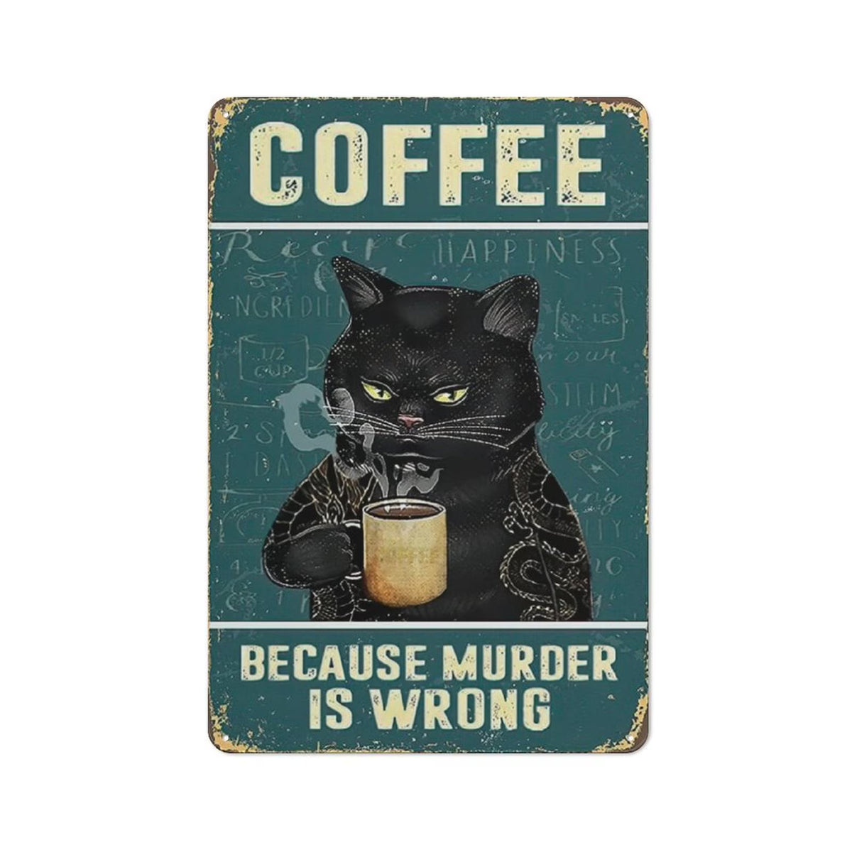Vintage Metal Tin Sign Wall Decor 30x20cm V9025