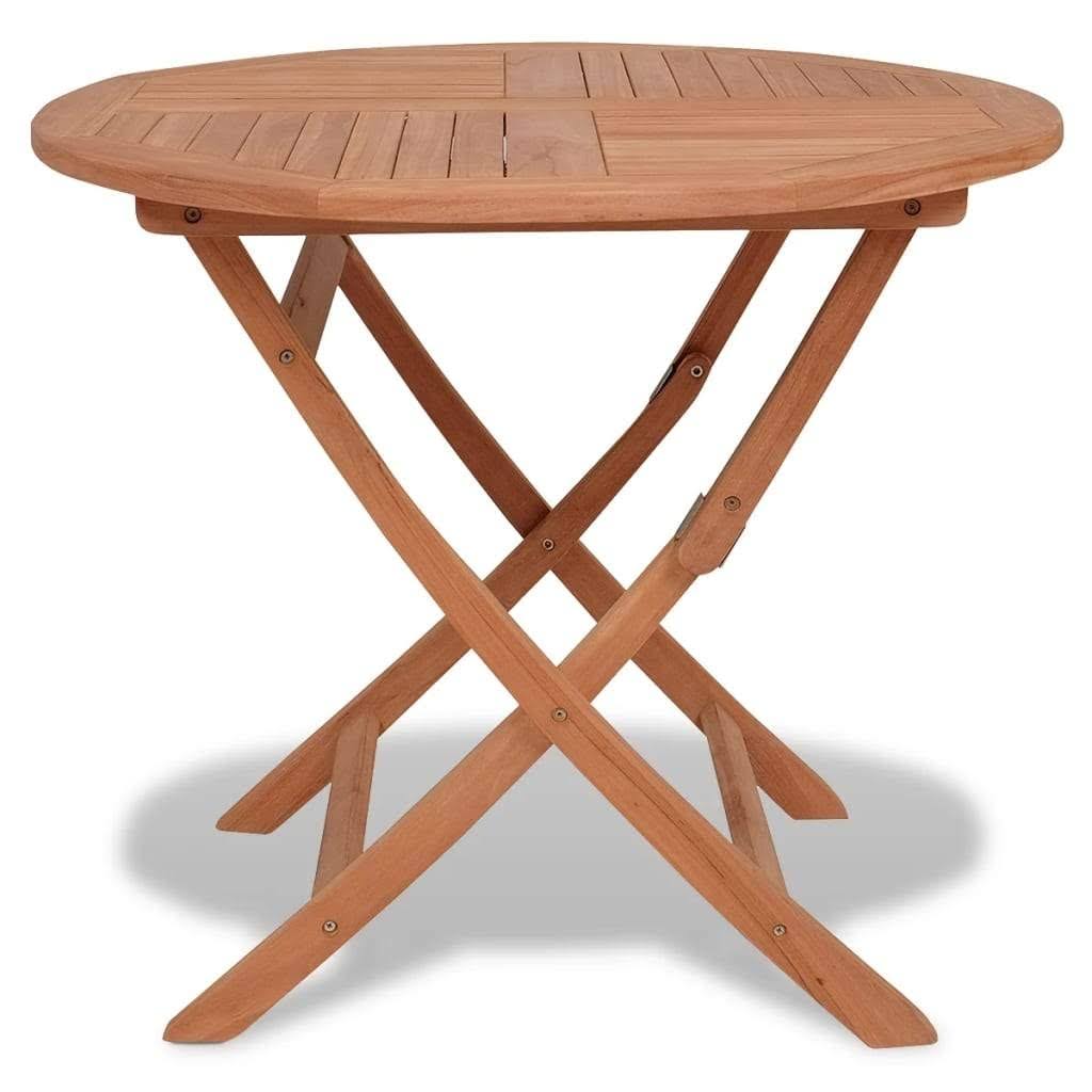 Solid Teak Wood Folding Garden Table C93424