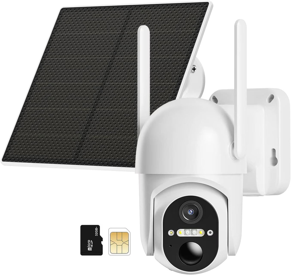 2K Solar Outdoor Security Camera with 360° Live Video Night Vision M790