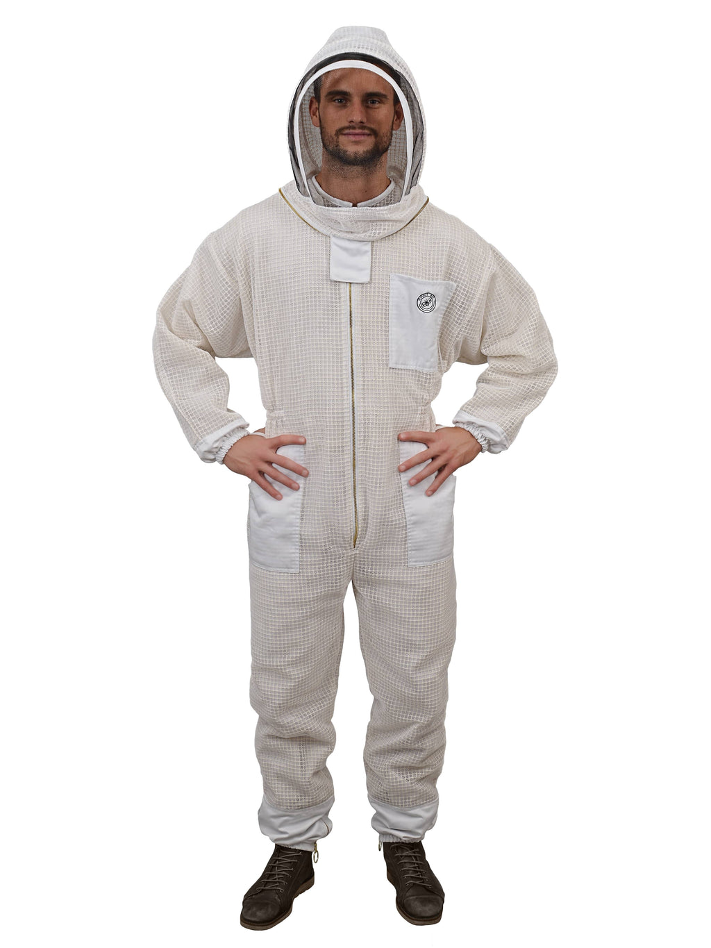 Aerated Beekeeping Suit with Fencing Veil (Medium) O219699