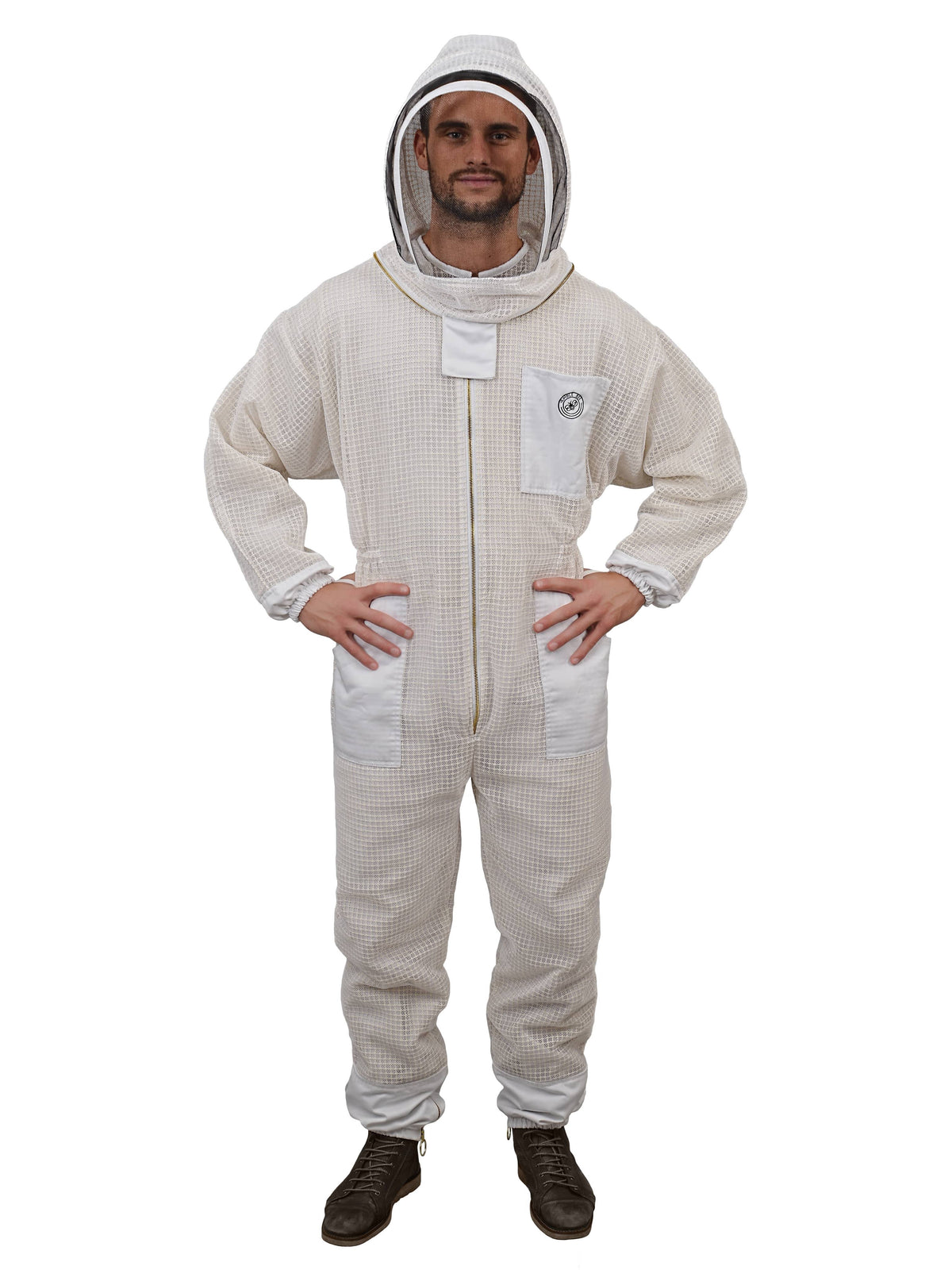 Aerated Beekeeping Suit with Fencing Veil (Medium) O219699