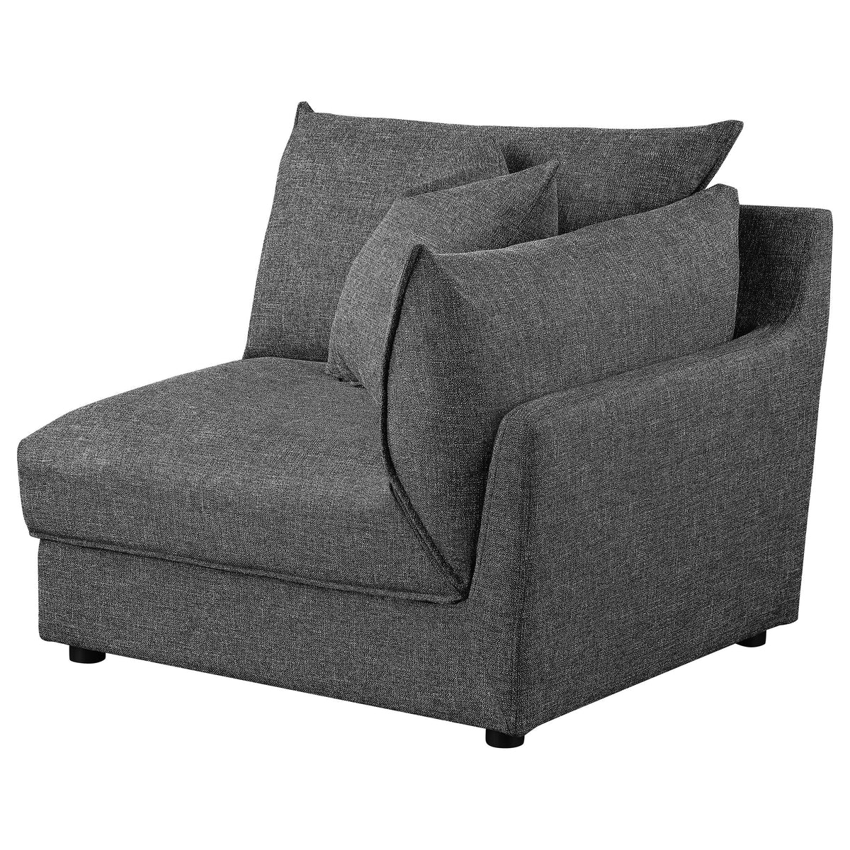Barely Black Upholstered Chair Q428