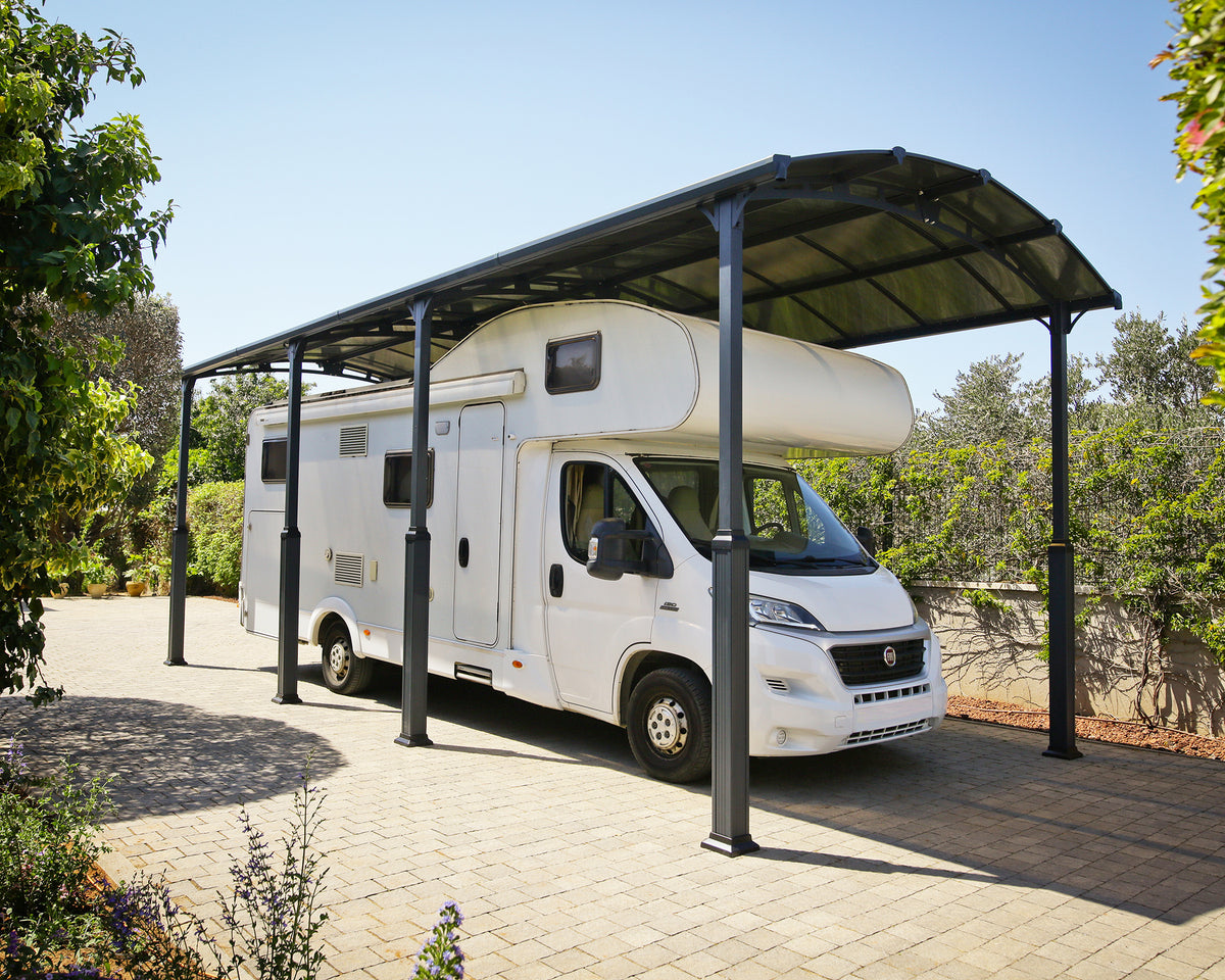 12' x 28' Polycarbonate Galvanized Steel Carport F99441
