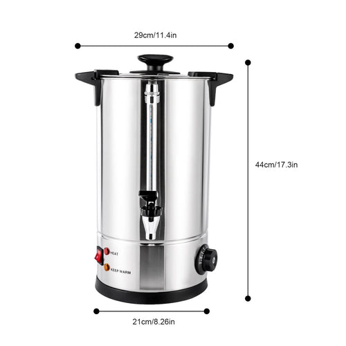 10L Commercial Stainless Steel Hot Water Boiler Drink Dispenser G456758