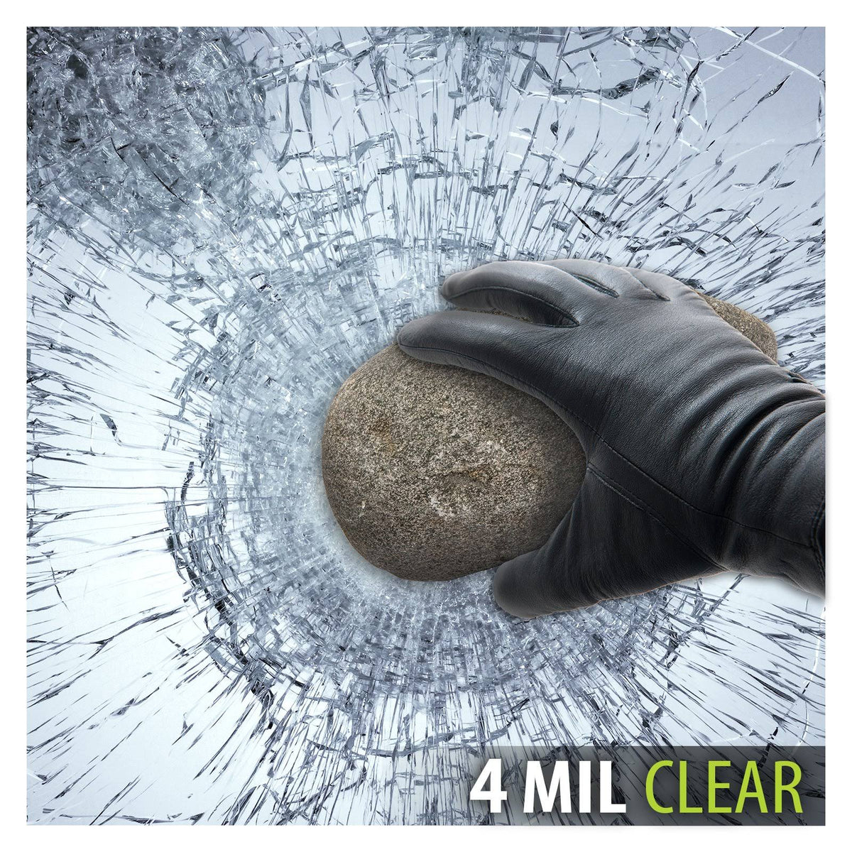 Window Film Security and Safety Clear 4 Mil (30in x 25ft) T914708