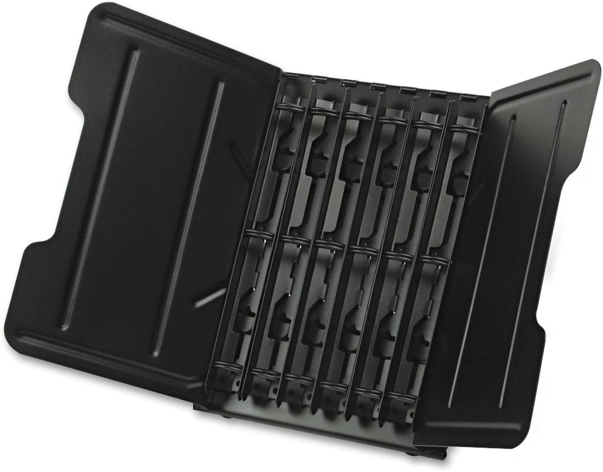 Black Catalog Rack Starter Kit, 6 Sections Y168