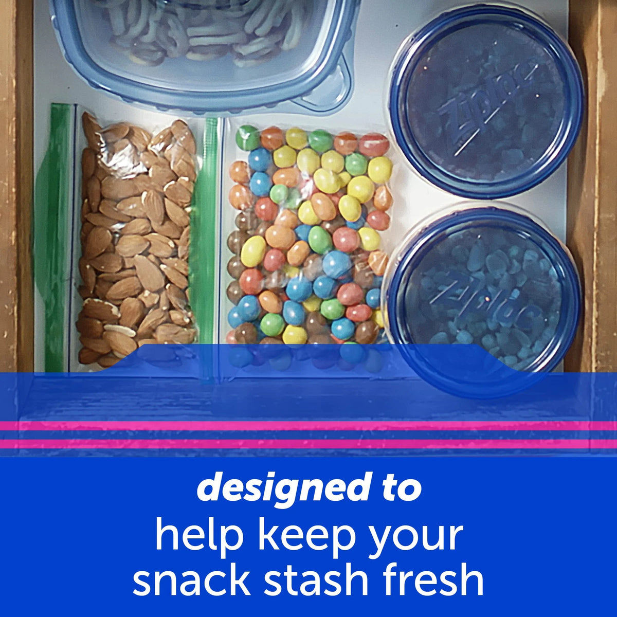 90 Count Snack Storage Bags T46049