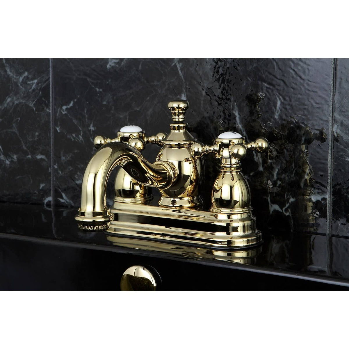 Brushed Nickel 4 in. Centerset Bathroom Faucet X699125