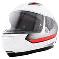 White/Red XL Helmet R349