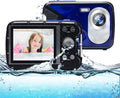 Orange Waterproof 21MP 1080P Digital Camera with Flash 2.8 Inch LCD N638610