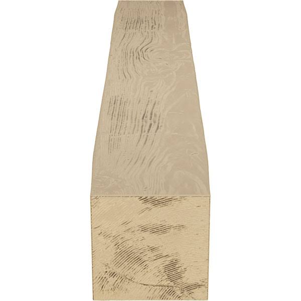 Sandblasted Faux Wood Fireplace Mantel, Natural Pine V447336