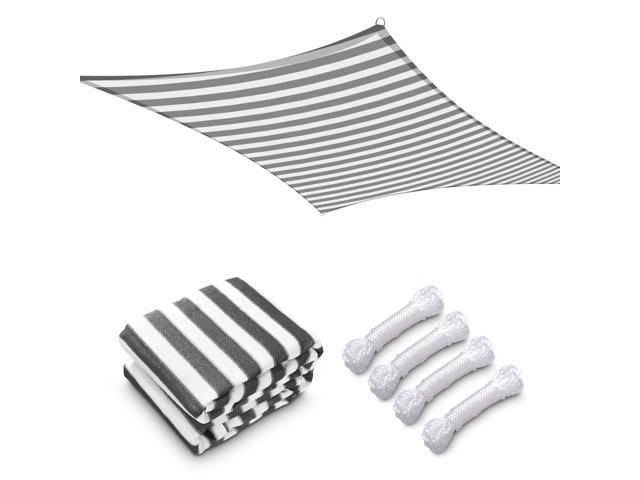 18x18 ft 97% UV Block Square Sun Shade Sail Canopy B719642