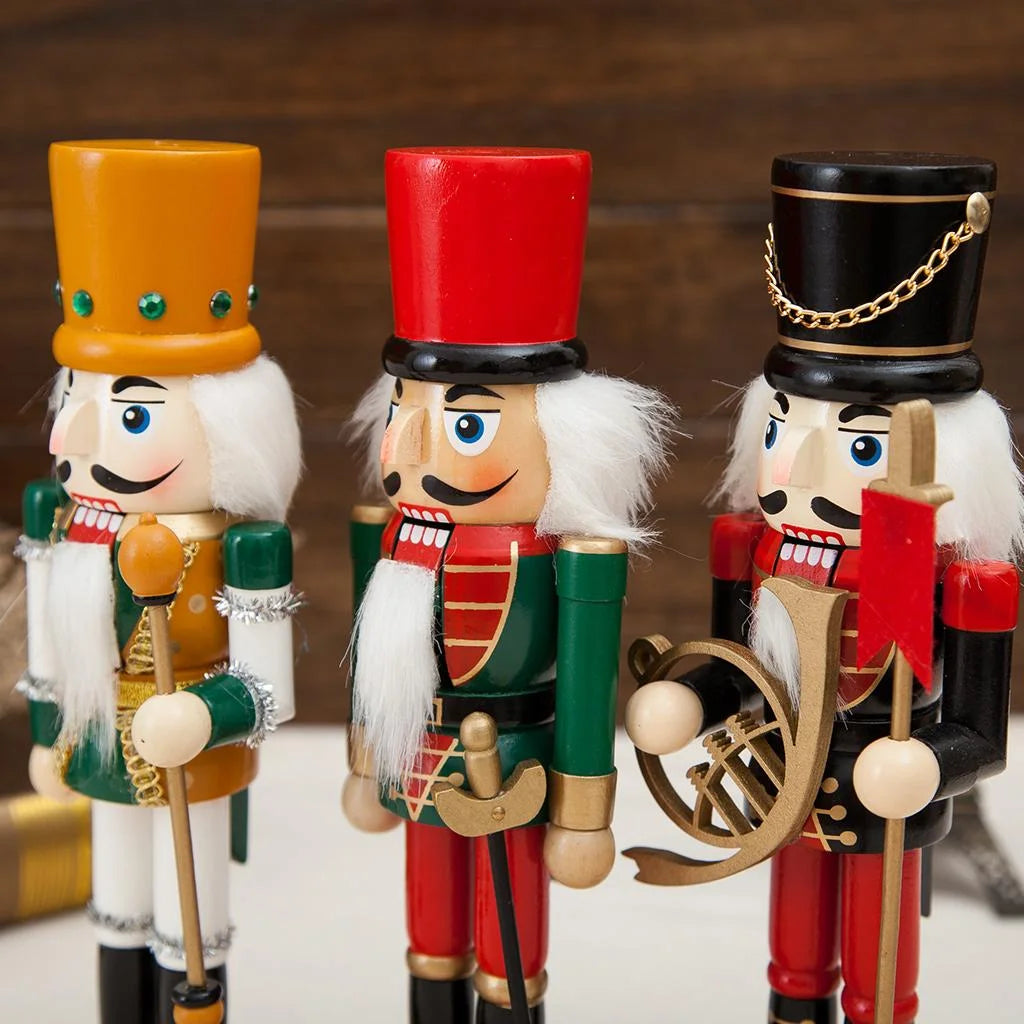 25cm Wooden Nutcracker Christmas Ornaments D5250